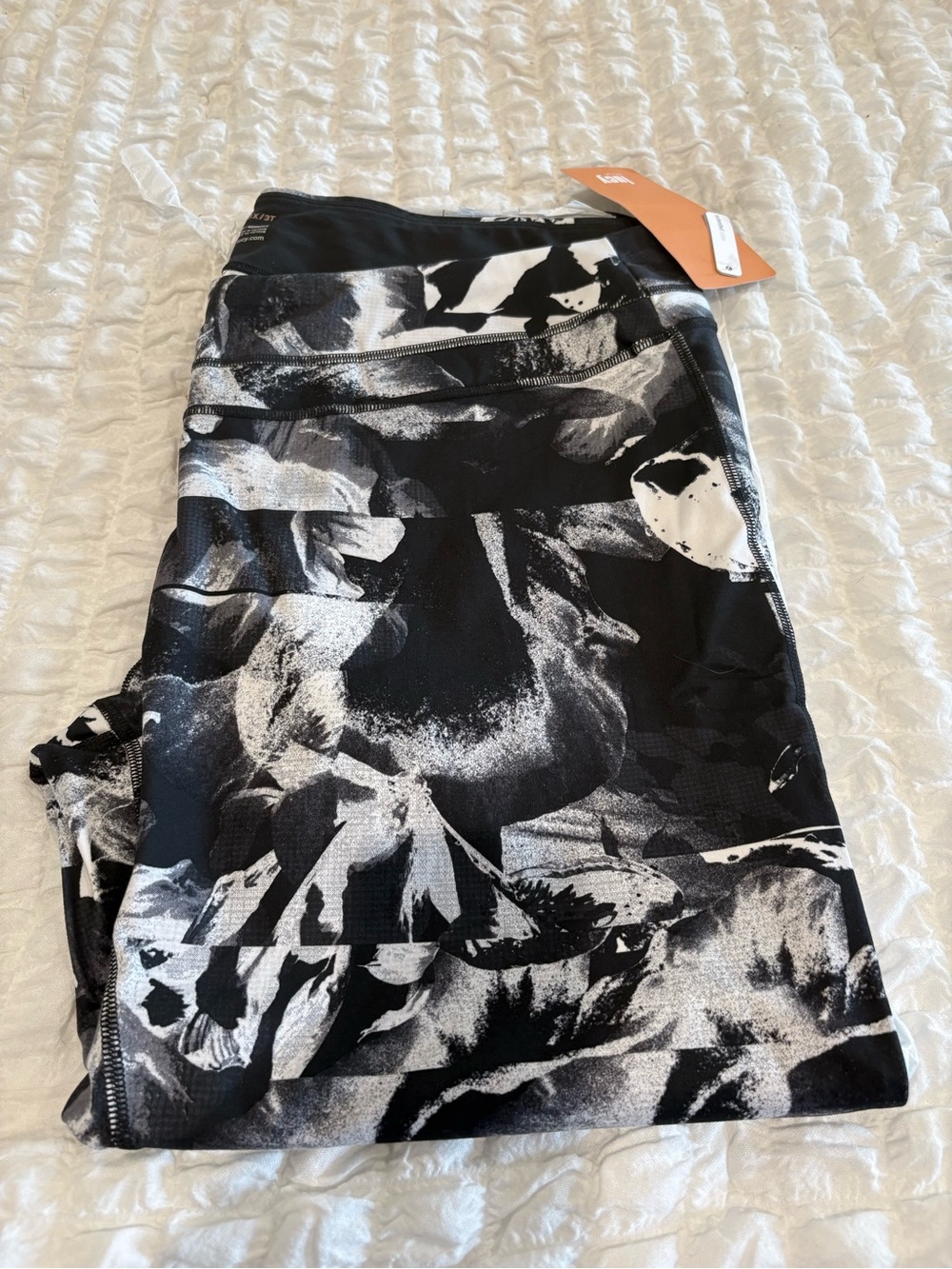 Lucy Black and White Printed Mini Skirt